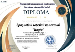  хоровий колектив "Надія"